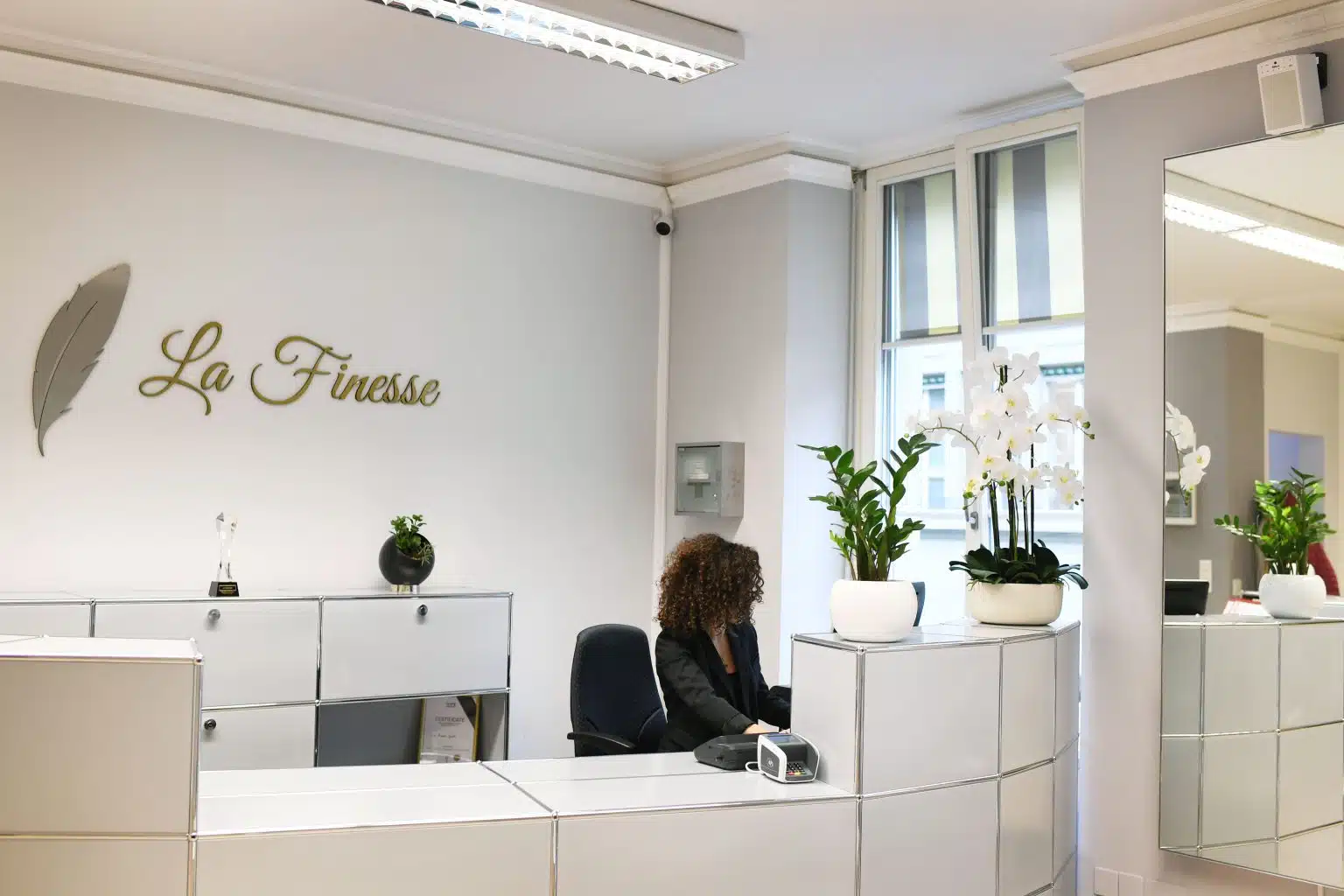 Empfang von La Finesse an der Aarbergergasse in Bern